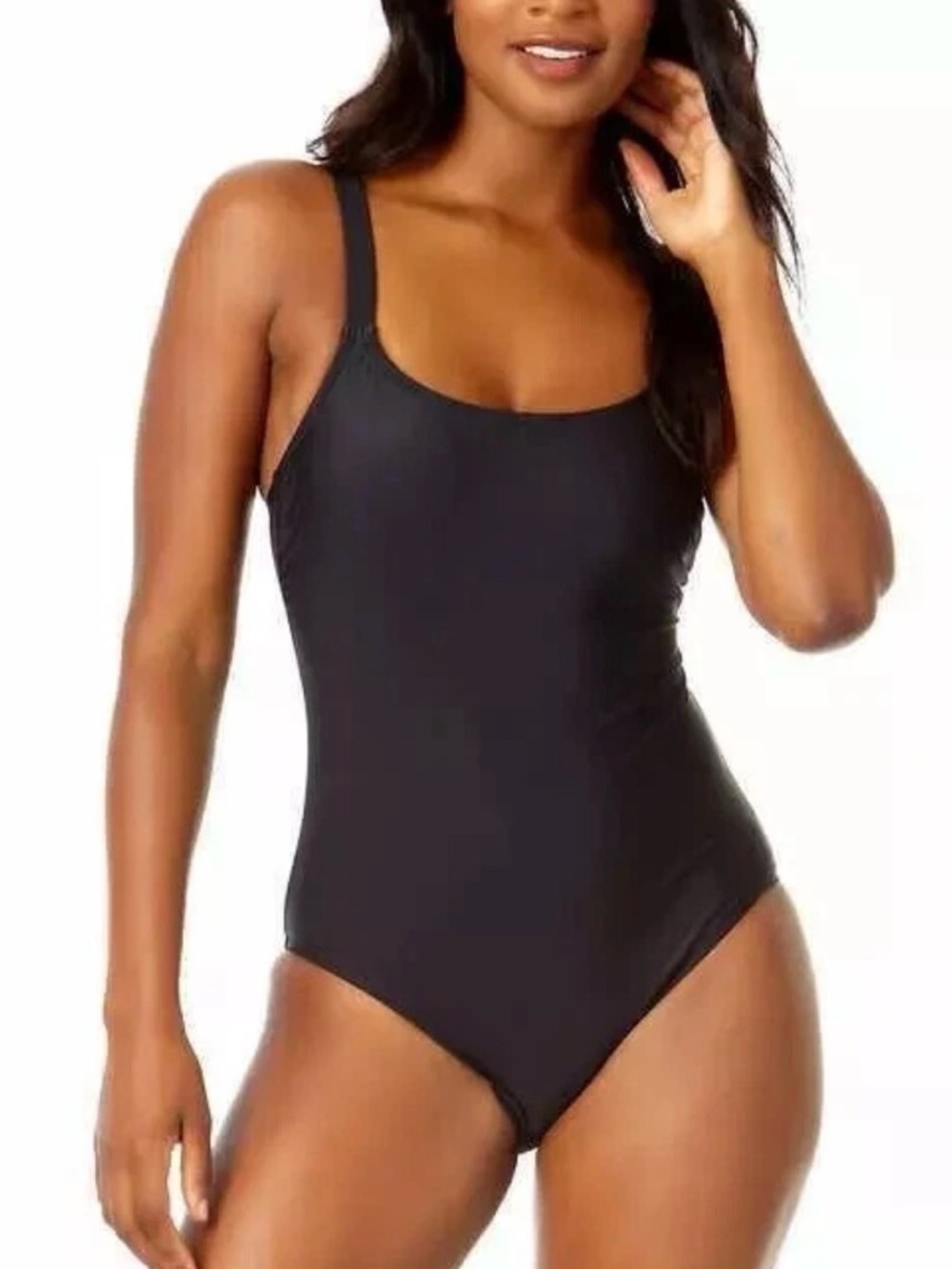 Classic Black One-Piece Swimsuit - Women Swim